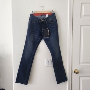 Harley-Davidson FXRG Armalith Denim Mid-Rise Jeans Womens Size 27 98268-19VW